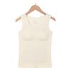 Stage 2 German velvet thermal underwear girls' development period seamless bra junior high school students with chest pads girls' vest