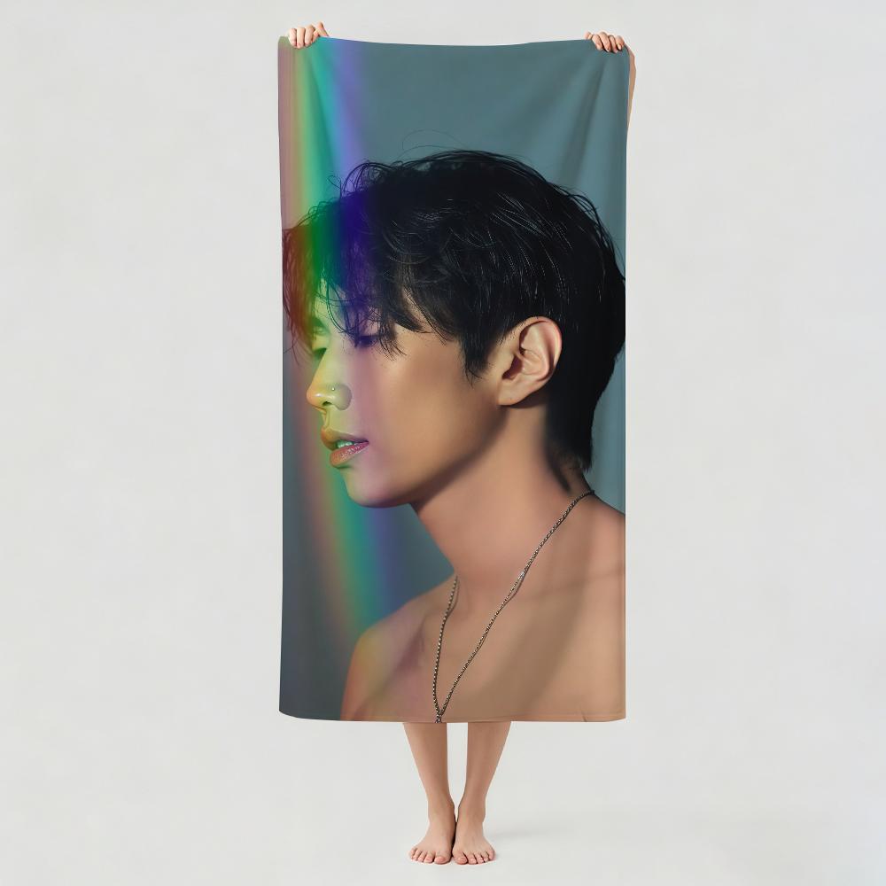 American rapper J-Jay P-Park Towel Drying Bath Towel Applicable To Light Swimming Camping Yoga Beach Out
