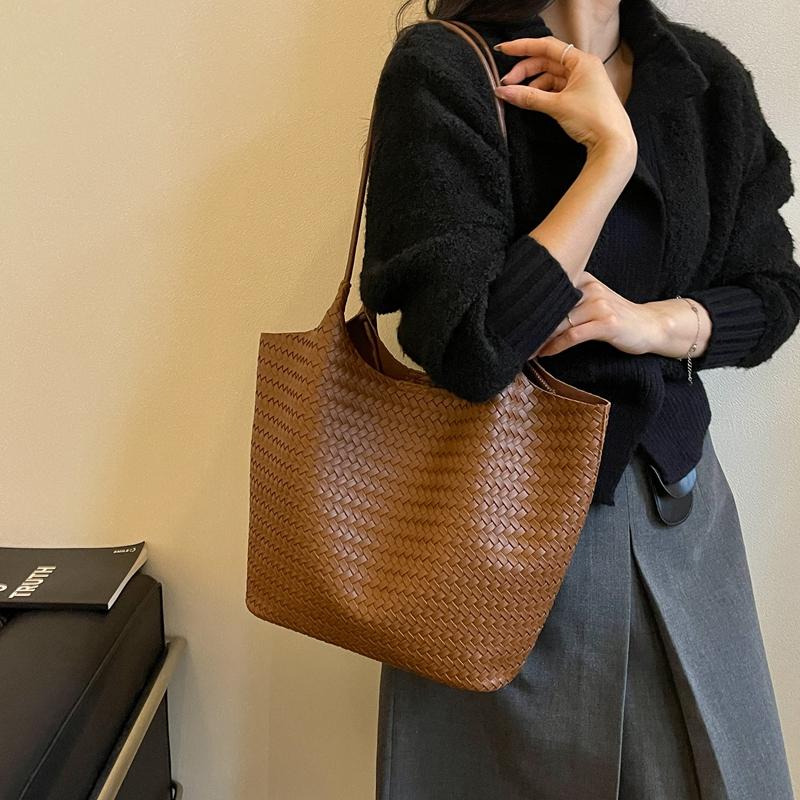 Commuter Tote Bag Women's Underarm Bag Large Capacity Shoulder Bag with Coin Purse