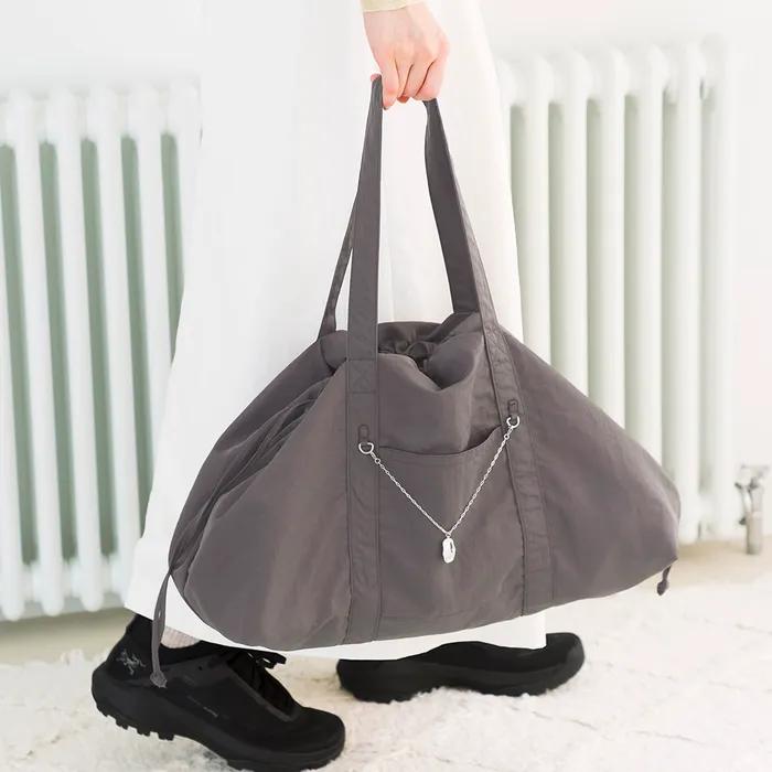 One Day Pendant String Bag_Charcoal