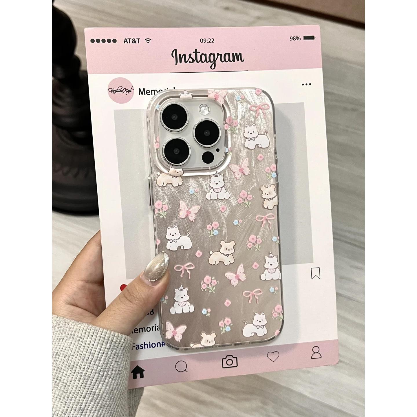 

Butterfly for Apple 17promax Cartoon for IPhone16plus Mobile Phone Case New 15pro High For Apple 6