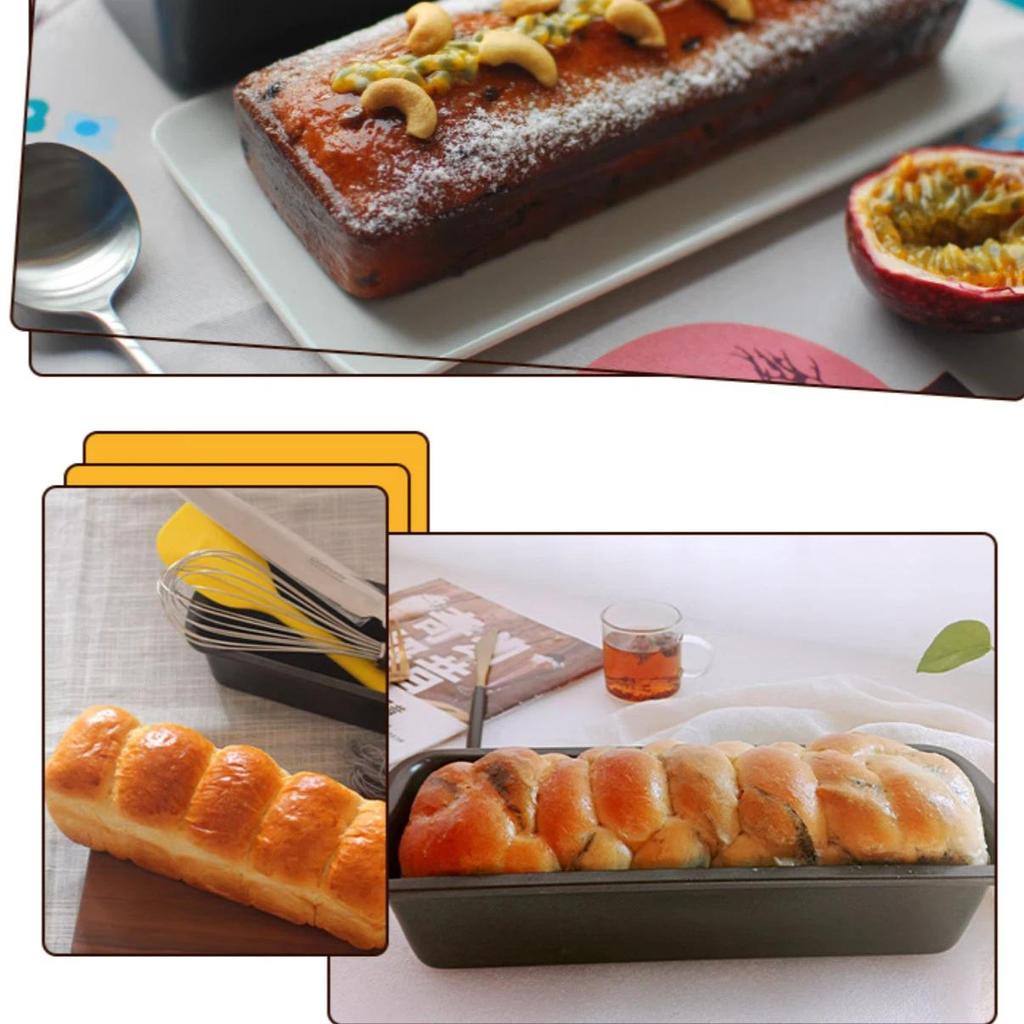Black Non-stick Loaf Pan for Baking Bread Mold and Cake Mold at Home