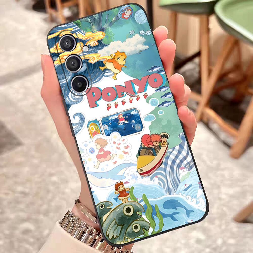 Movie Cute-PonyoES Phone Case For Samsung S26 S25 Edge S24 S23 S22 S21 S20 Ultra Plus Fe Galaxy Silicon Cover