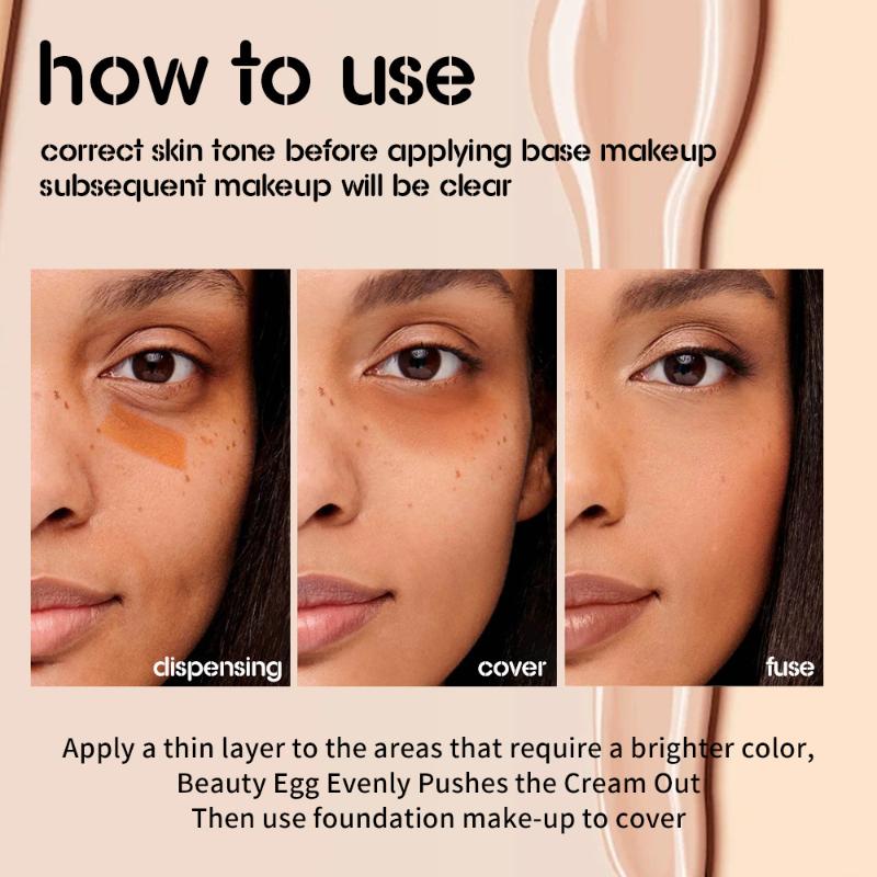 Multi-Color Eye Primer And Dark Circle Concealer One Color Lightweight Waterproof Tattoo Concealer