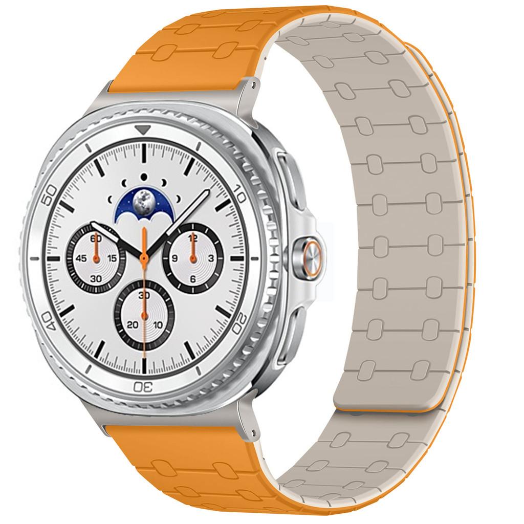 Magnetic Silicone Band for Samsung Galaxy Watch 8 40mm 44mm 8 Classic 46mm Sport Strap for Galaxy Watch Ultra 47mm 2025 Bracelet