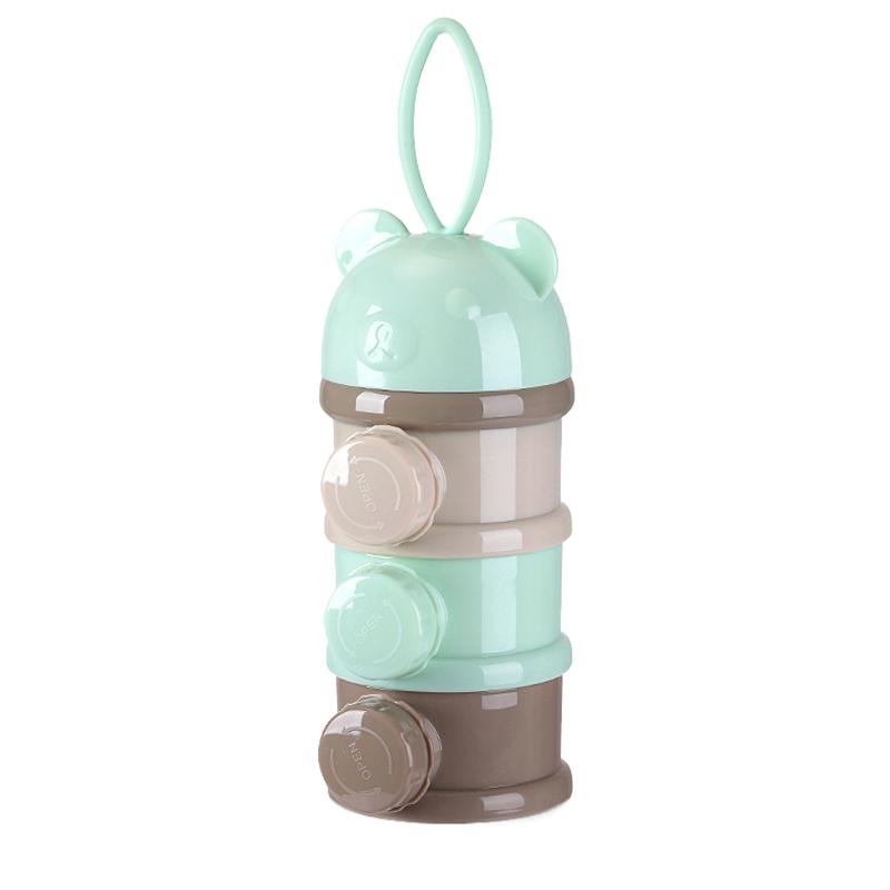 3/4 Layer Portable Milk Powder Bottle Sealed Storage Snack Packaging Tank Suitable for Travel Outdoor Activities Removable TMZ