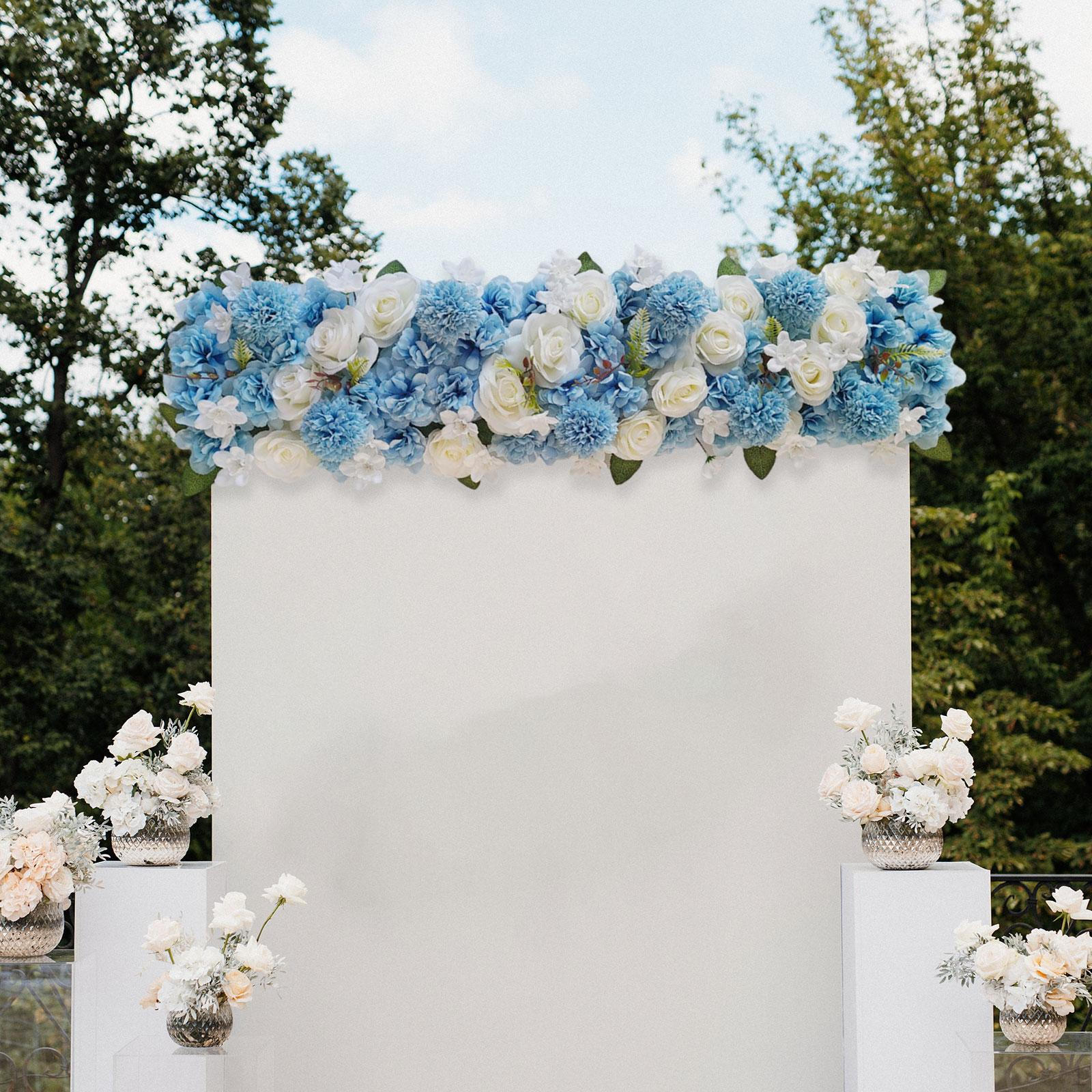 

Арка Квіткова Панель Фон DIY Багатоцільова Квіткова Композиція для Весілля Дому синій