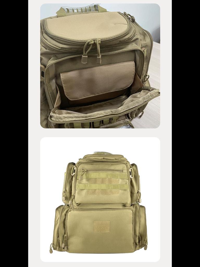 Tactical Oxford Cloth MOLLE Double Shoulder Sports Backpack for Customization