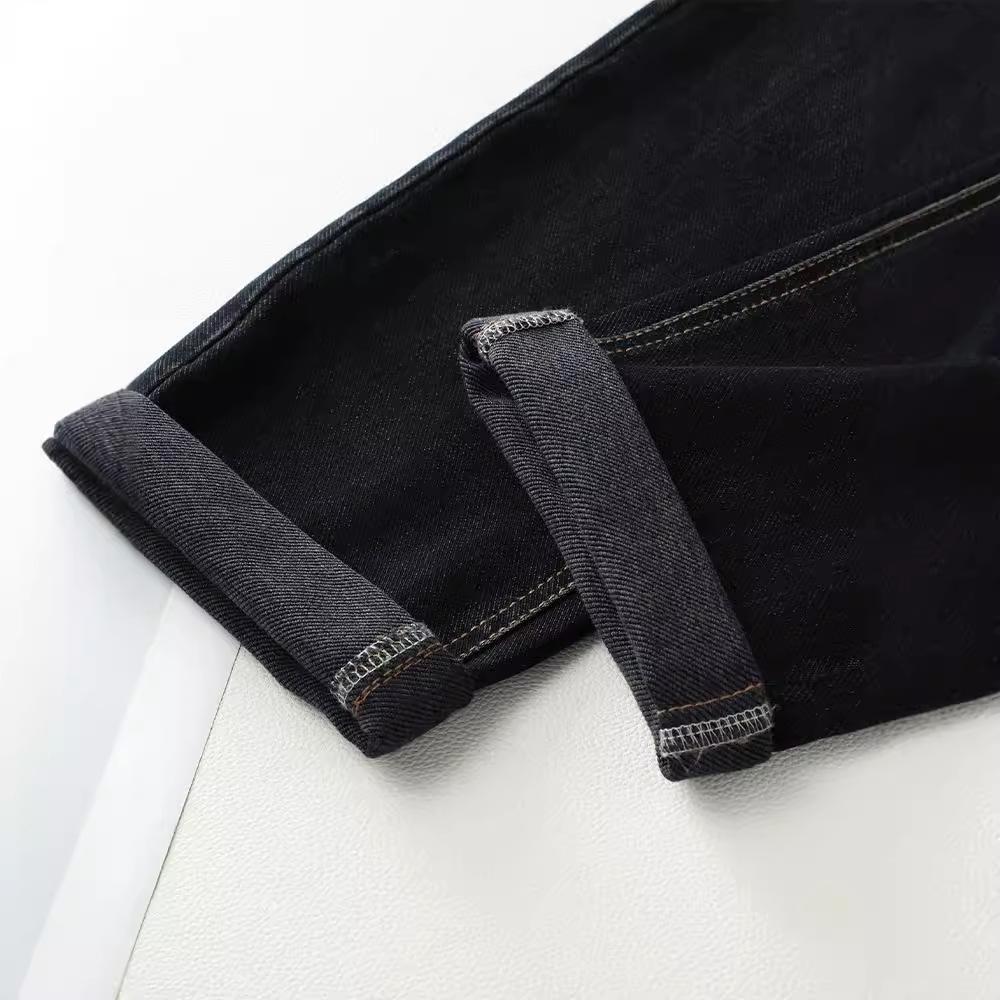 Spring High Waist Slimming Harem Jeans for Women - Petite Casual Denim