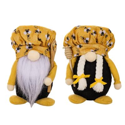 Bees Festival ChefsHat Gnome Ornaments Party Decorations Ornaments Supplies for Bedroom Dormitory Decorations