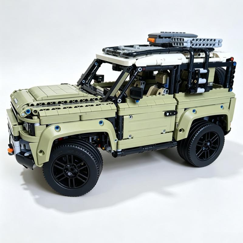 2573PCS 1:8 Technical Defender Off Road Car Model Building Blocks Assemble Bricks SUV Vehicle Educational Toys Gift