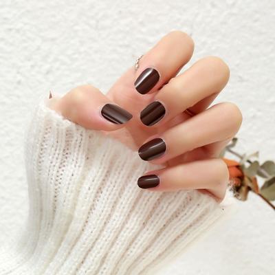 Gel Nail Stickers, Waterproof 22-finger Light Therapy Lamp Nail Stickers, Nail Polish Glue Semi-baked Nail Stickers