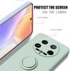 Case Fro Xiaomi 14 Ultra Liquid Silicone Ring Holder Soft Phone Cover for Xiaomi 14 Ultra Shockproof Back Fundas Xiaomi 14Ultra
