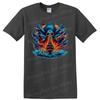 Pirate Ship Skull T Shirt Anime Ocean Waves Fantasy Adventure Graphic Art Tee