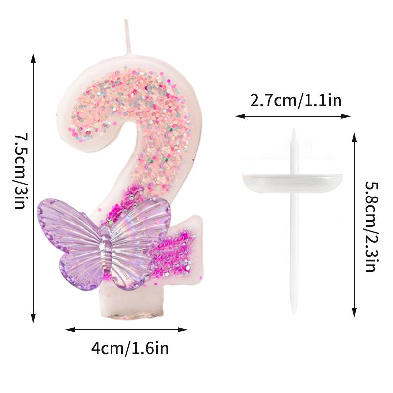 Crown Number Candles Birthday Digital 0-9 Cake Decoration Ocean Starfish Seashells Cake Topper Birthday Anniversary Day Decor