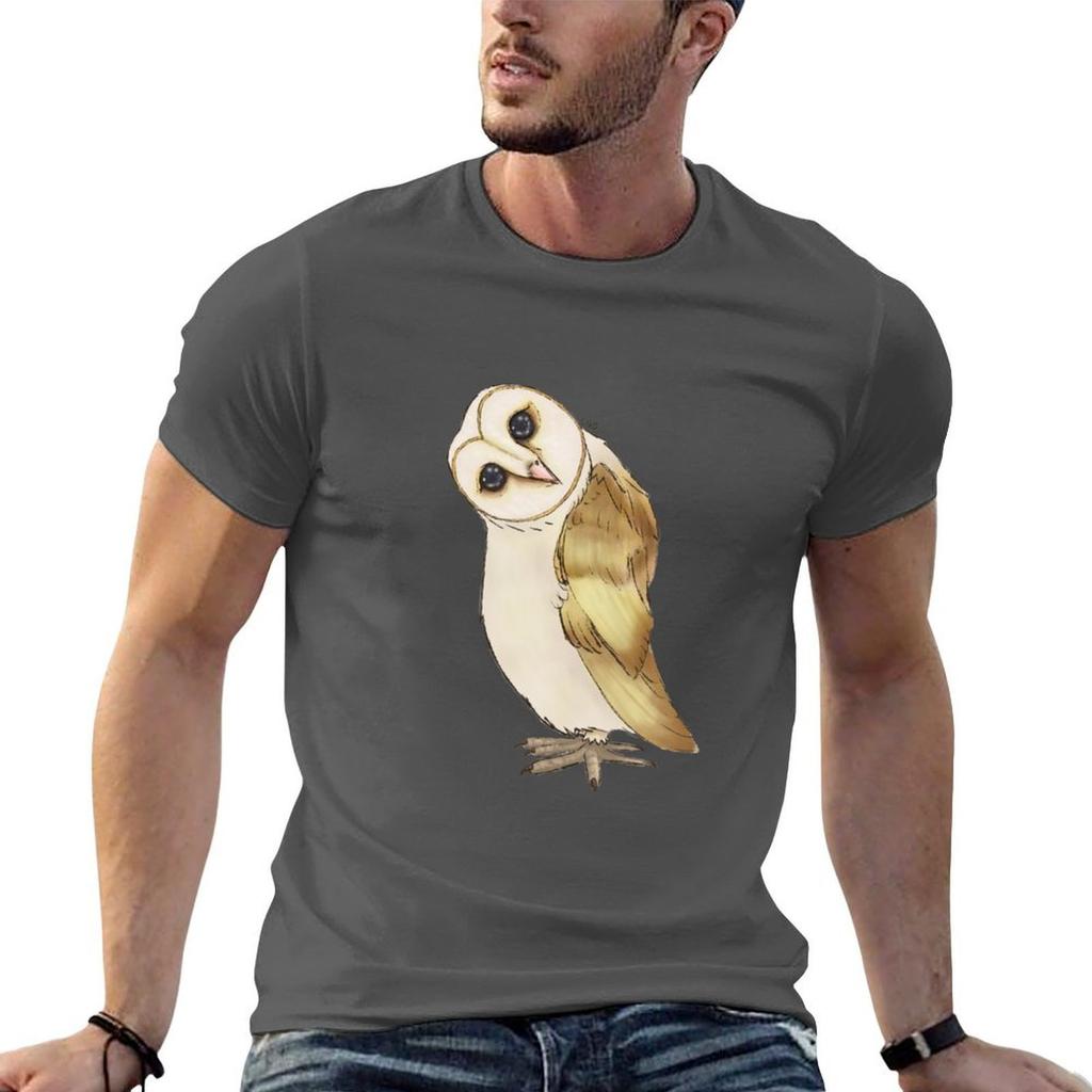 Barn Owl Tshirt Soft Antishrink Cotton Tee
