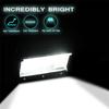 1Pcs 4D 5" 72W Car LED Work Light Spot Lamp For Car Truck SUV OffRoad Pickup ATV