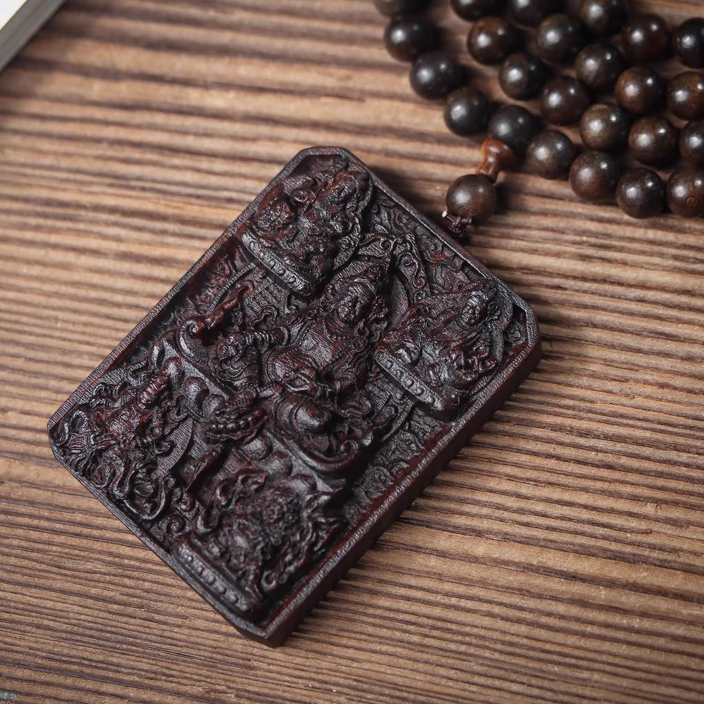 Chengui Zhao Gongming Martial God of Wealth Pendant Necklace – Five Ways God of Wealth Design for Men and Women
