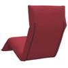 Folding Sun Lounger Burgundy 175 x 54 x 8.5 cm Oxford Fabric