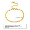Paperclip Chain Bracelet for Women , Rectangle Link Stainless Steel, Adjustable Fashion Jewelry