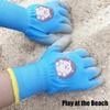 Polyester Garden Work Gloves Waterproof Yard Work Gloves Kid Gardening Gloves  Children