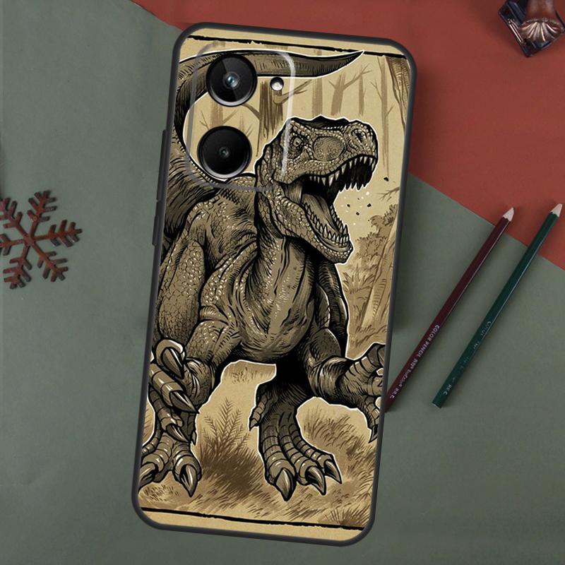 Dragon Dinosaurs Case For Realme 15 Pro GT7 GT6 C65 C67 C61 C53 C55 C51 C35 C63 C71 C75 11 12 13 14 Pro Plus