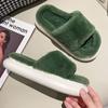 Cotton slippers women's winter wear non-slip indoor home plush confinement slippers women's summer postpartum spring and autumn models
