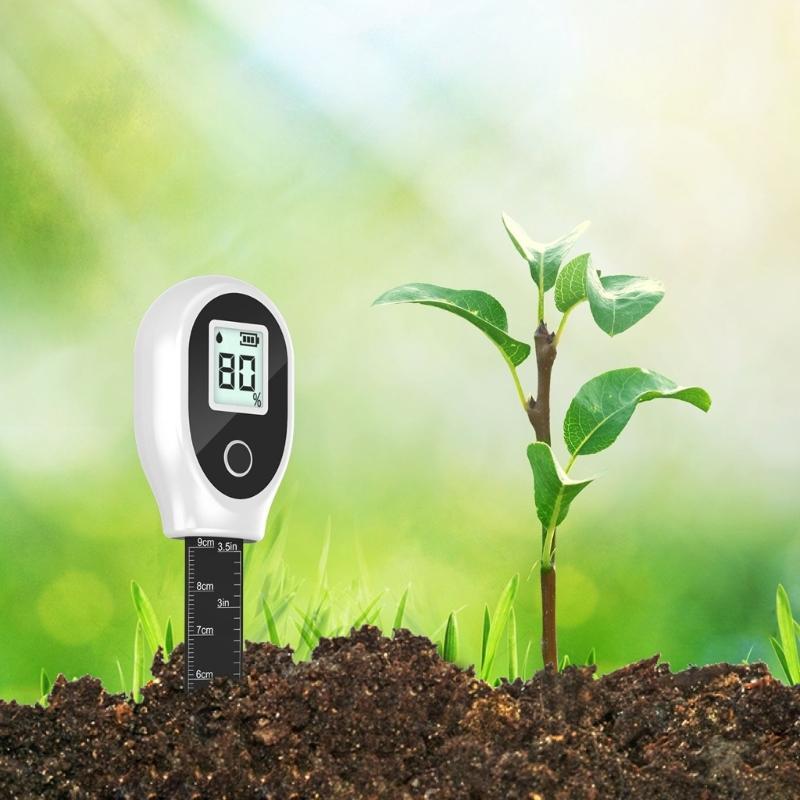 Small Soil Water Detectors Digital Moisture Meter with High Accuracy Probes Soil Testing For Home Garden Farmland Plant