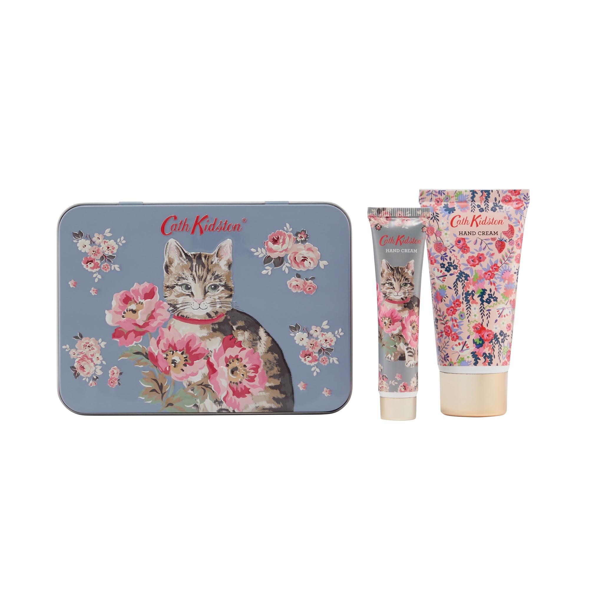 

Cath Kidston Hand Cream Collection Cat Flower Tin, &