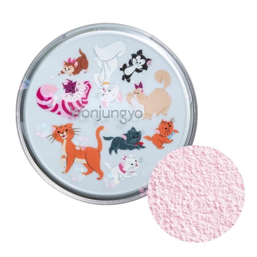 

Wonjungyo Фиксирующая пудра Blur D 01 Натуральный розовый 13г Лицо Предотвращает макияж от Покрывает Мягкая текстура [Официальный] Коллаборация с Disney / Пудра, Размазывание,