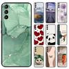 Shockproof Cover For Samsung Galaxy S21 S20 S23 S24 S25 FE Animals Painted Shell Bumper Cases Soft Silicone Back Cover Fundas