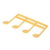 Sheet Music Clip Metal Note Pattern Delicate Music Book Clip Page Holder for Piano Guitar Gold