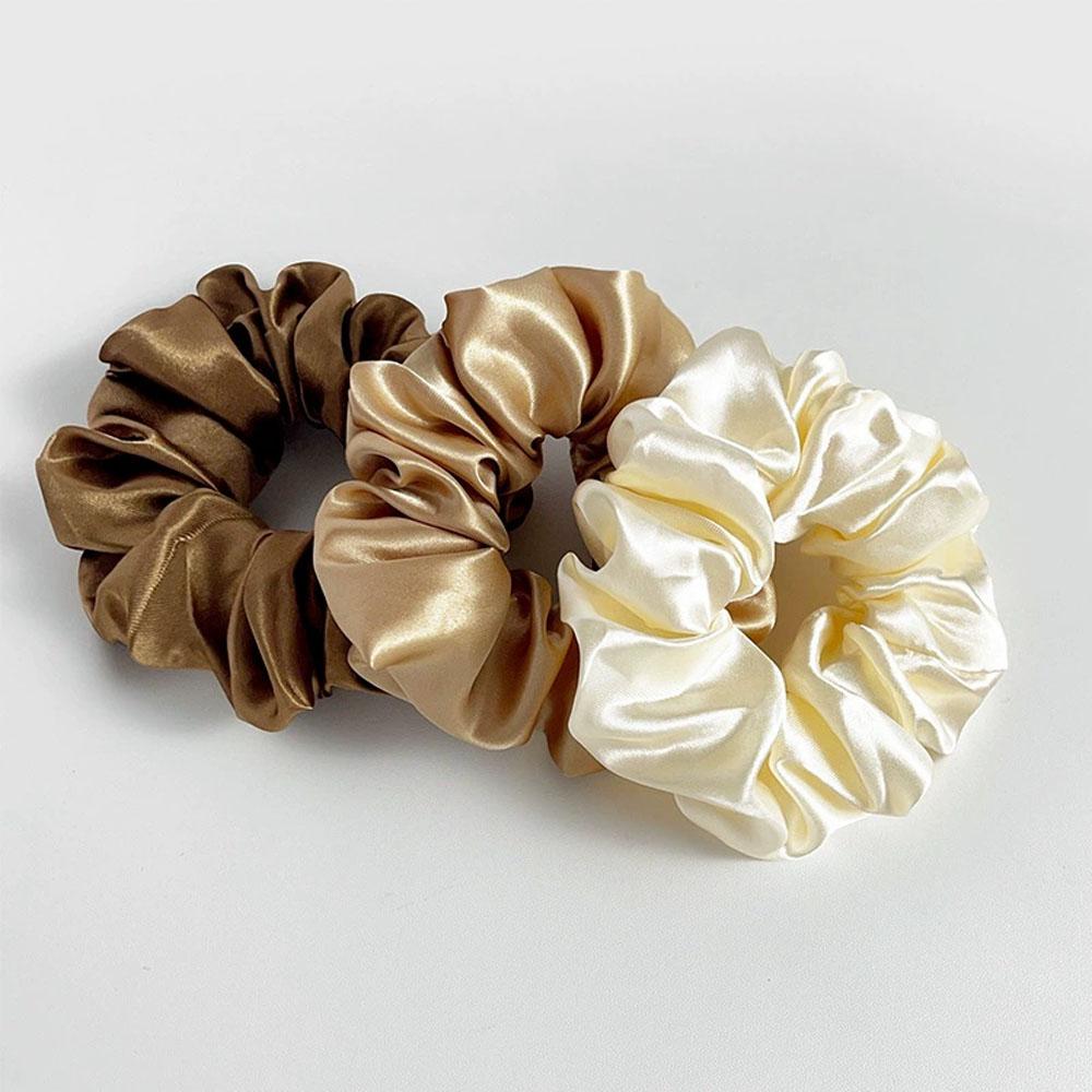 1/3pcs Girls Elastic Hair Band Ponytail Holder Ties Rubber Bands Fashion Women Accessories Solid Scrunchy