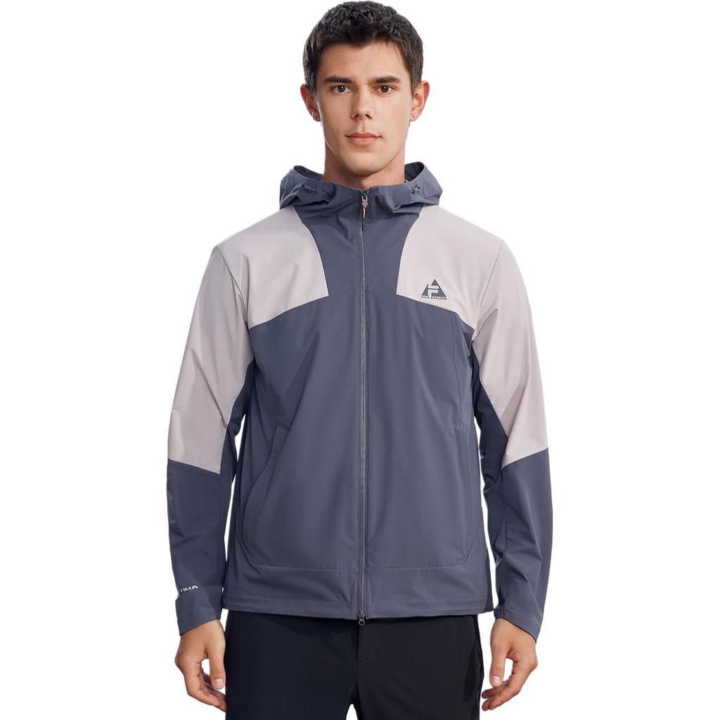 FILA Explore Woven Outdoor Sports Windproof Lightweight Packable Long Sleeve Jacket Men jackets A11M627708F-DY
