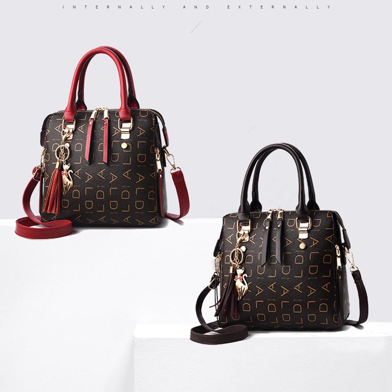 SCIONE Dámské tašky Dámské kabelky Neformální tašky přes rameno Velkokapacitní PU kožené tašky Tašky Cross