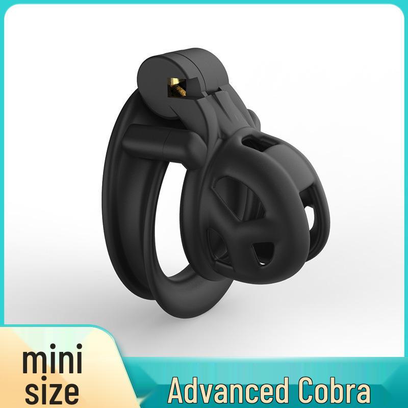 Abstinence Mini Cobra Chastity Lock: Ultra-Small Anti-Masturbation Purity Device for Men.