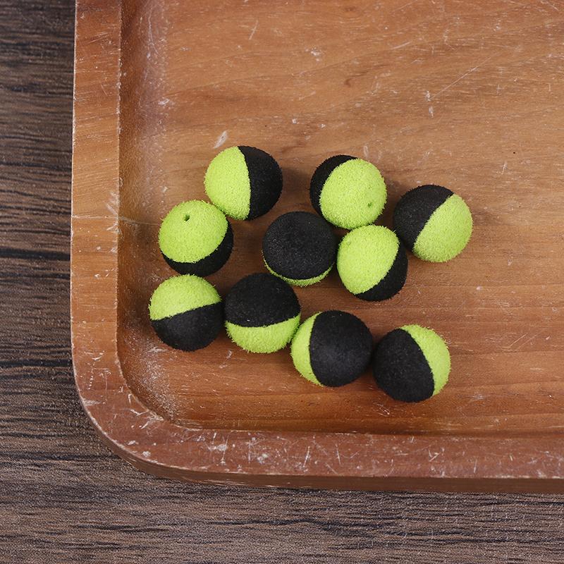 10Pcs/Pack Carp Fishing Boilies Bait Duo Foam Up Boilies Ball Imitation Bait For Carp Hair Zig Rig Feeder Method Fishing Lures