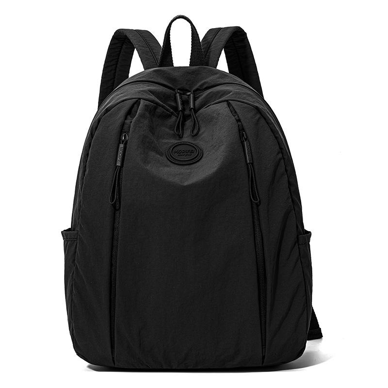 Solid Color Large Capacity Backpack Women's Travel Backpack