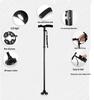 Telescopic Five-Section Folding Walking Cane for Elderly and Hiking