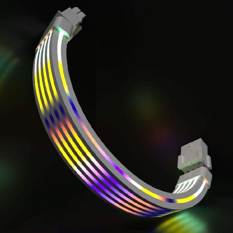 ARGB 8Pin Motheboard Extension Cord Wire PC Case Power Supply Decorative Line Computer Lamp Easy Installation