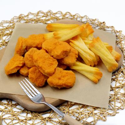 10 Stück Simulation Chicken Nugget Fälschung Lebensmittel Modell Kinderspielzeug Burgerladen Restaurant Ausstellungsdekoration Küchenrequisiten Heimdekoration