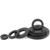 10-20 pezzi/lotto Guarnizioni Piatte Nere Guarnizione in Gomma Diametro Interno 10/12/13/14/15/16/18/20/22mm O-ring in Gomma NBR Rondelle Paraolio Anti Olio