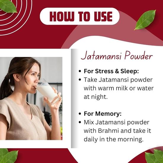 Brijbooti Jatamansi Powder for Strong, Shiny, and Silky Hair -(100 Gr) | Natural Hair Mask & Pack for Texture & Color | Promotes Hair Growth