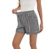 Pantaloncini Casual da Donna a Vita Elastica Leggero Tessuto di Cotone Vestibilità Rilassata Pantaloncini Estivi con Tasche Design Comodo Traspirante