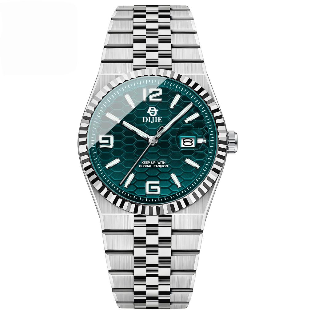 Frühling High-End Business Uhr Herren Vollautomatisch Stahlarmband Konzept Großes Zifferblatt Quarz Uhr