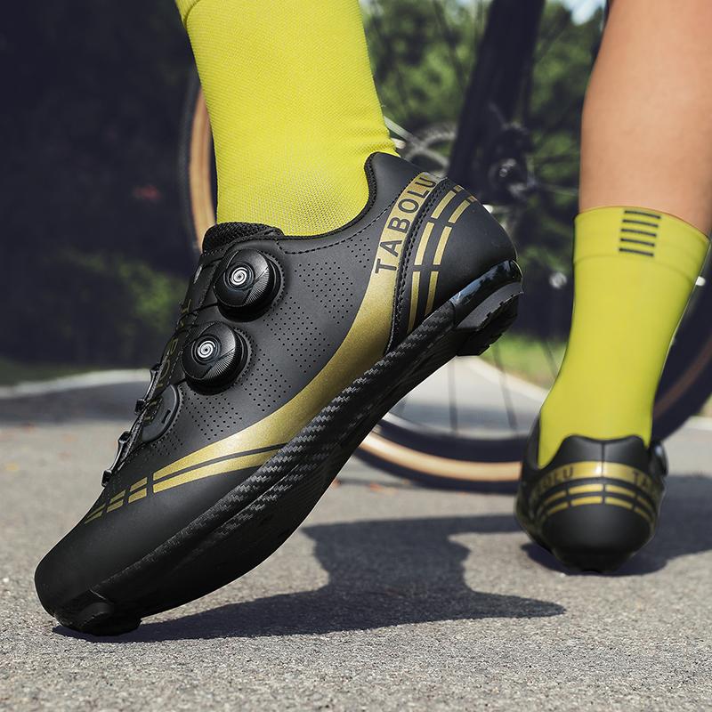 Gorąca sprzedaż Nowe modele Buty rowerowe dla mężczyzn i kobiet Trampki rowerowe Blok antypoślizgowy Męskie buty do kolarstwa górskiego Buty rowerowe R