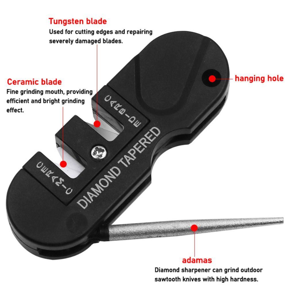 Carry-on Kitchen Tool Steel Knife Sharpener Sharpening Rod Sharpener Stone Tungsten Steel Sharpener