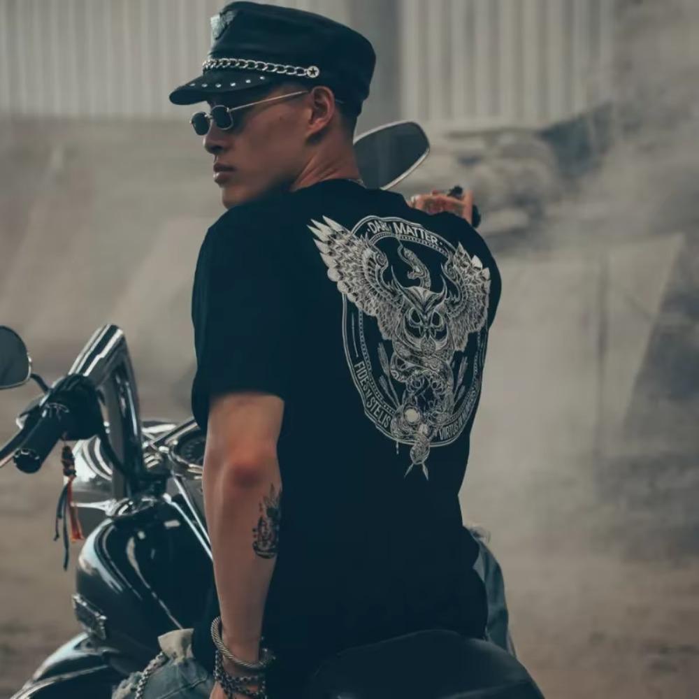 Men's T-shirt Graphic Clothes Trashy Y2k Male Tee Shirts Goth Grunge Streetwear Muscles Top Motorcycle Stylish Original S Cool