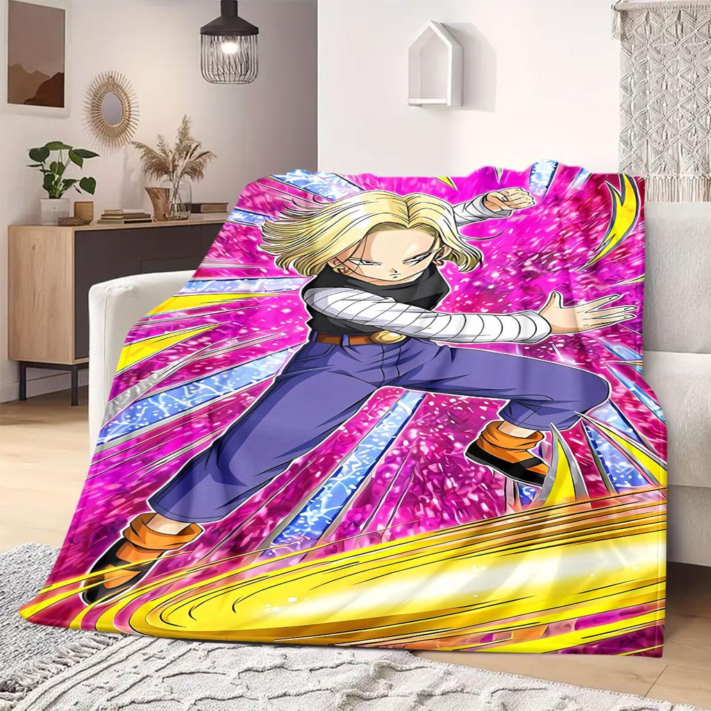 DragonBall anime Flannel Blanket Warm,Comfortable,Suitable for Bedrooms,Sofas,Beds,Chairs,Picnics,Travel