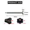 10 Pack T Bolt and Nut Set M8 Woodworking Tool Jigs Screw Slot Fastener and Through Hole Nut Miter Track Bolts Jig W/ Thread
